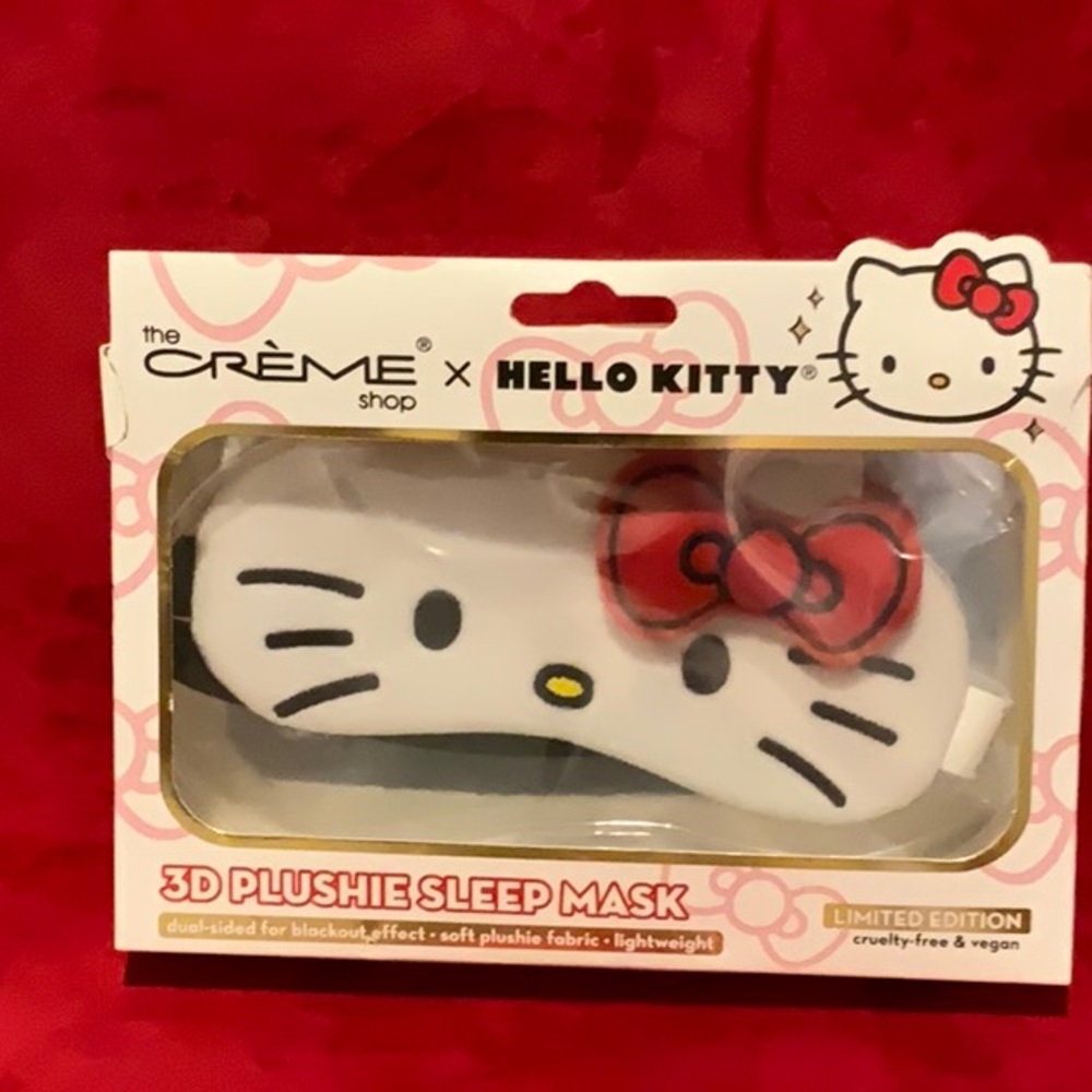 The Creme Shop X Hello Kitty 3D Plushie Sleep Mask